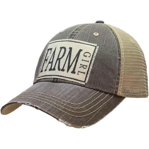Vintage Life Funny Hats for Women and Girls, Distressed Trucker Baseball Cap main image 5